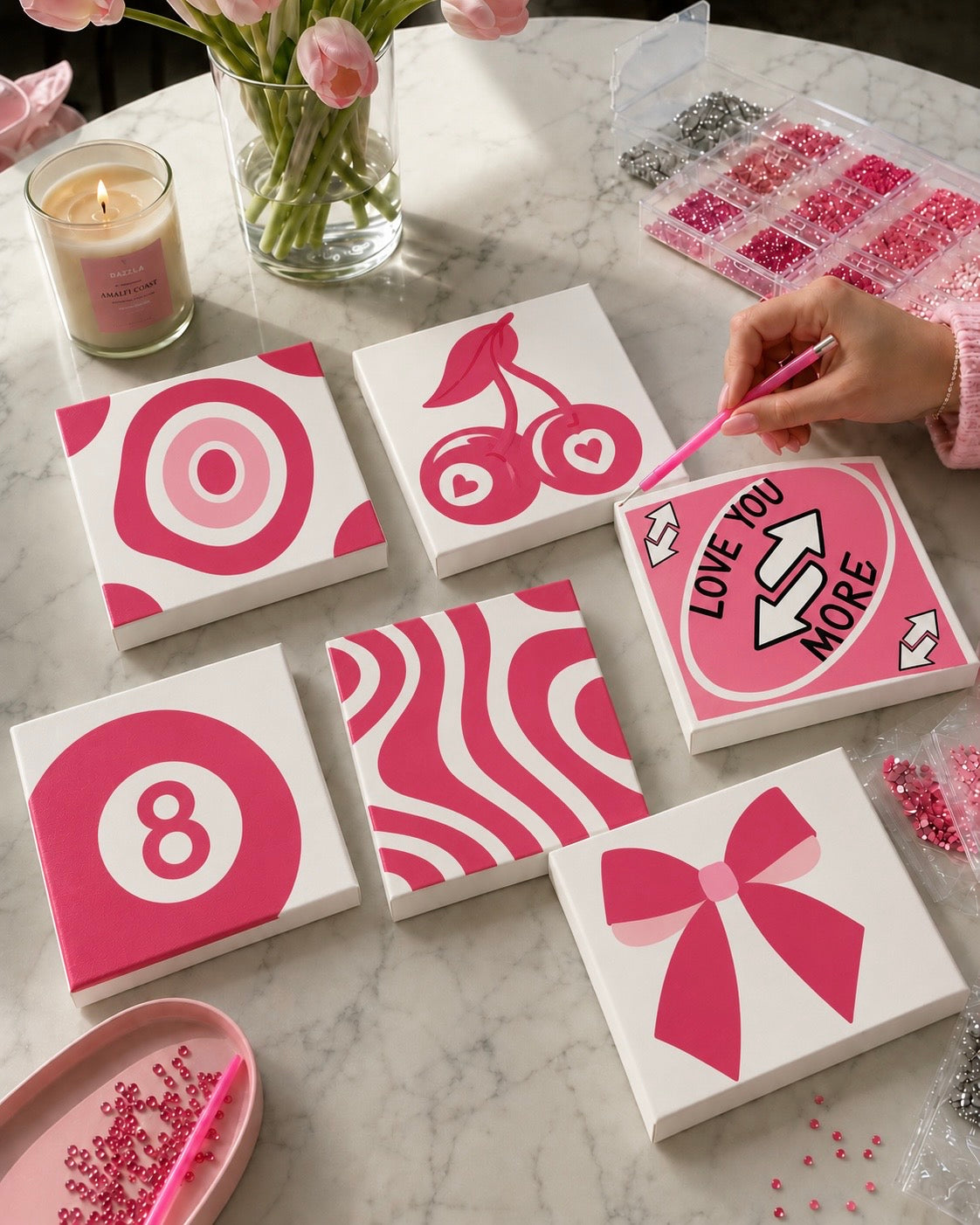 Girls Party – Pack DIY 6 toiles
