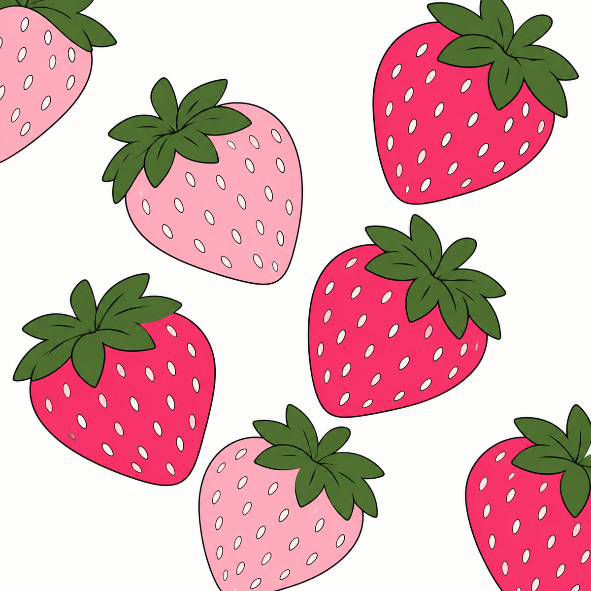 DIY KIT STRAWBERRY 40x40cm