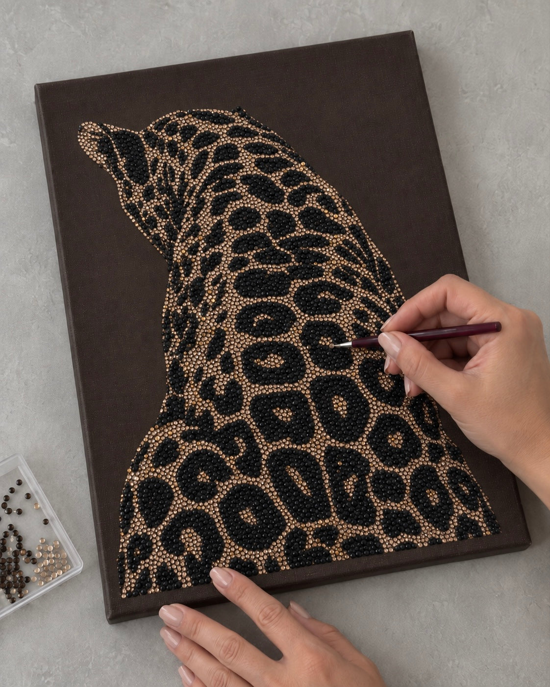 KIT DIY GOLDEN LEOPARD