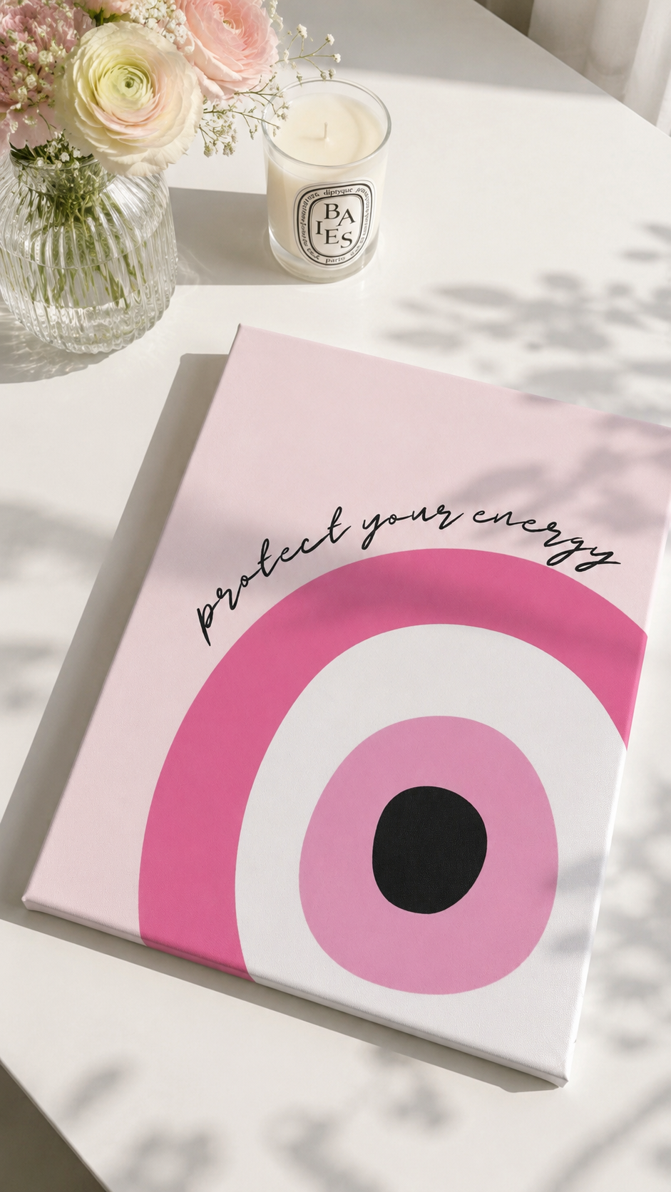 KIT DIY ŒIL ROSE