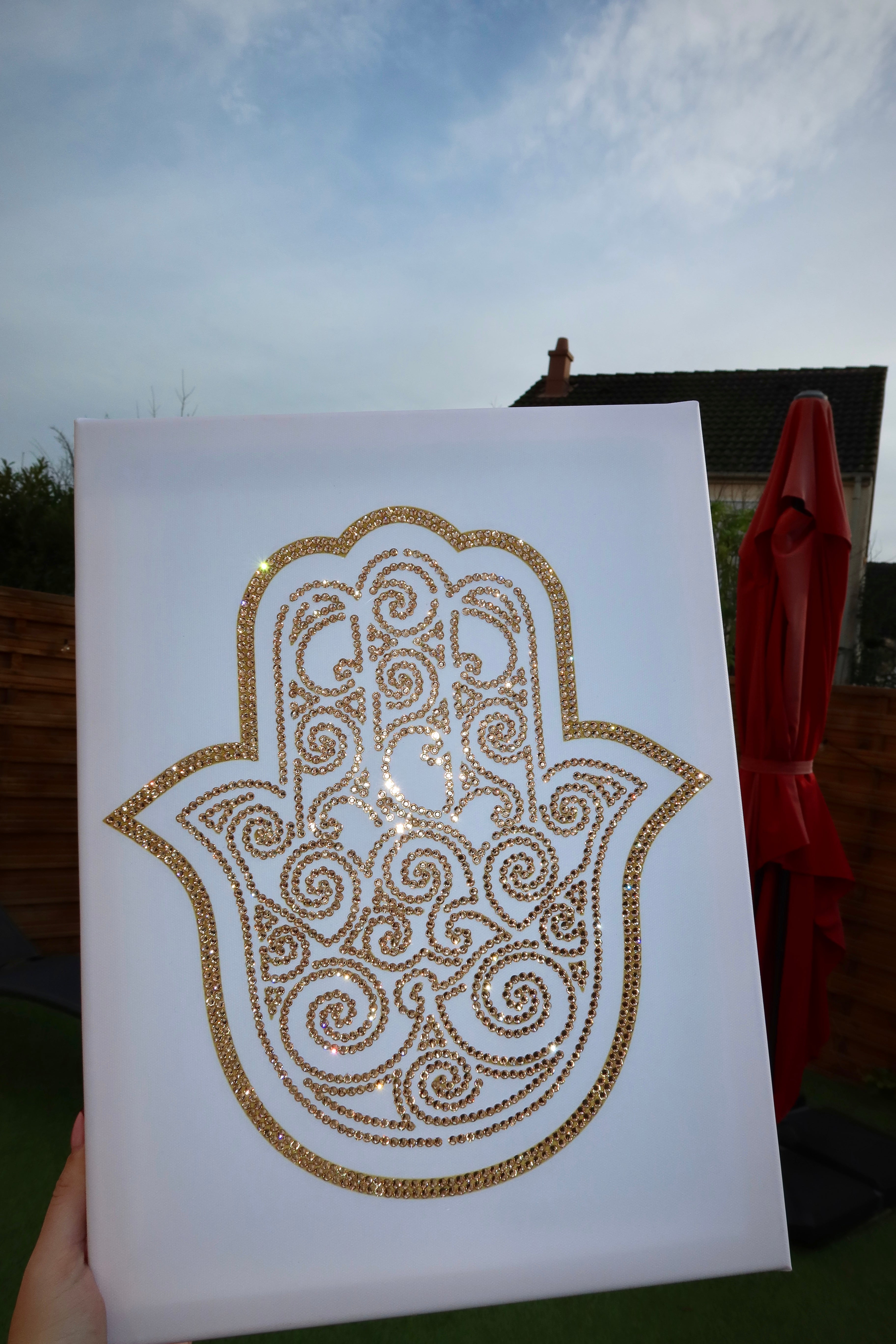 Toile finie main