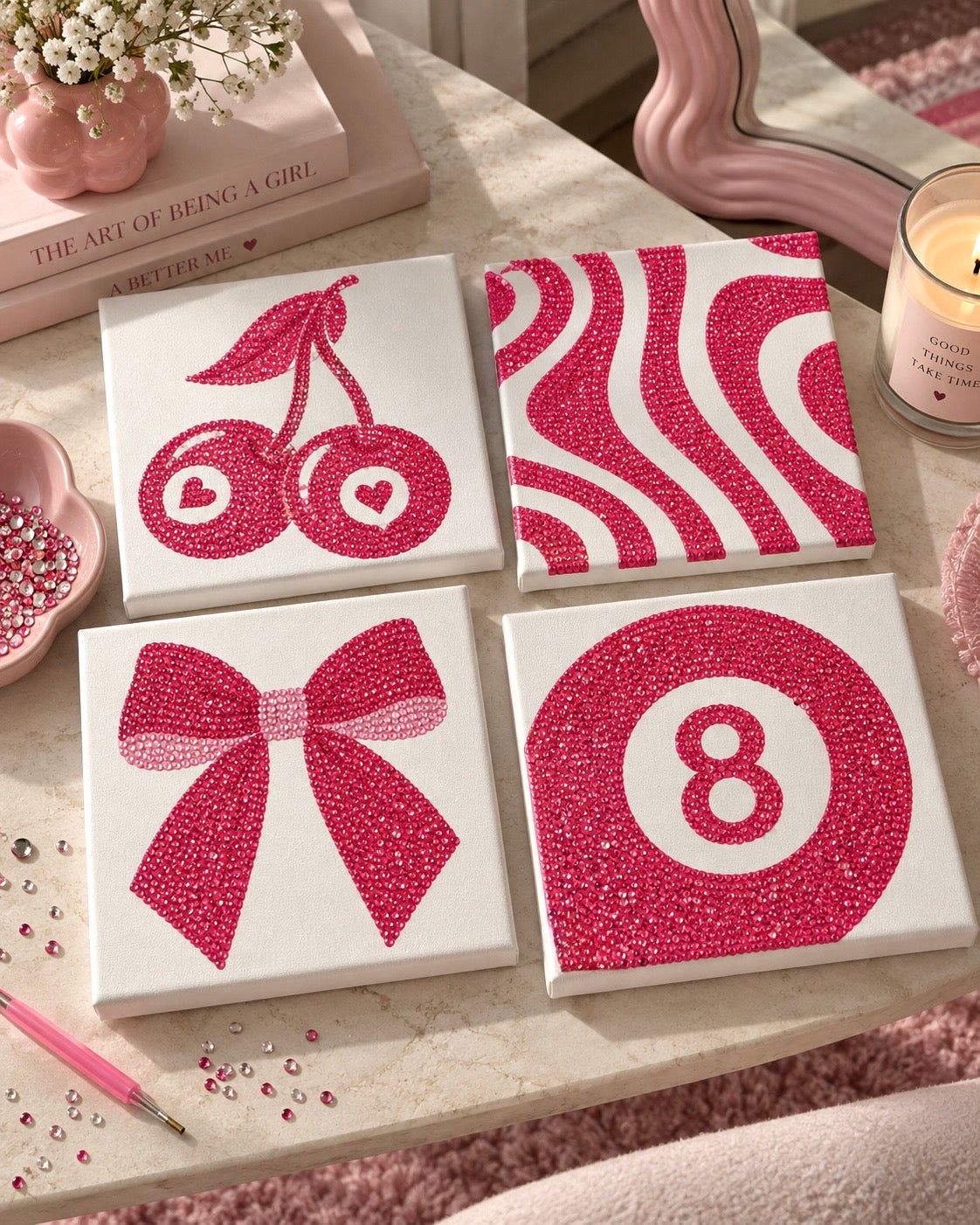 Girls Party – Pack DIY 4 toiles