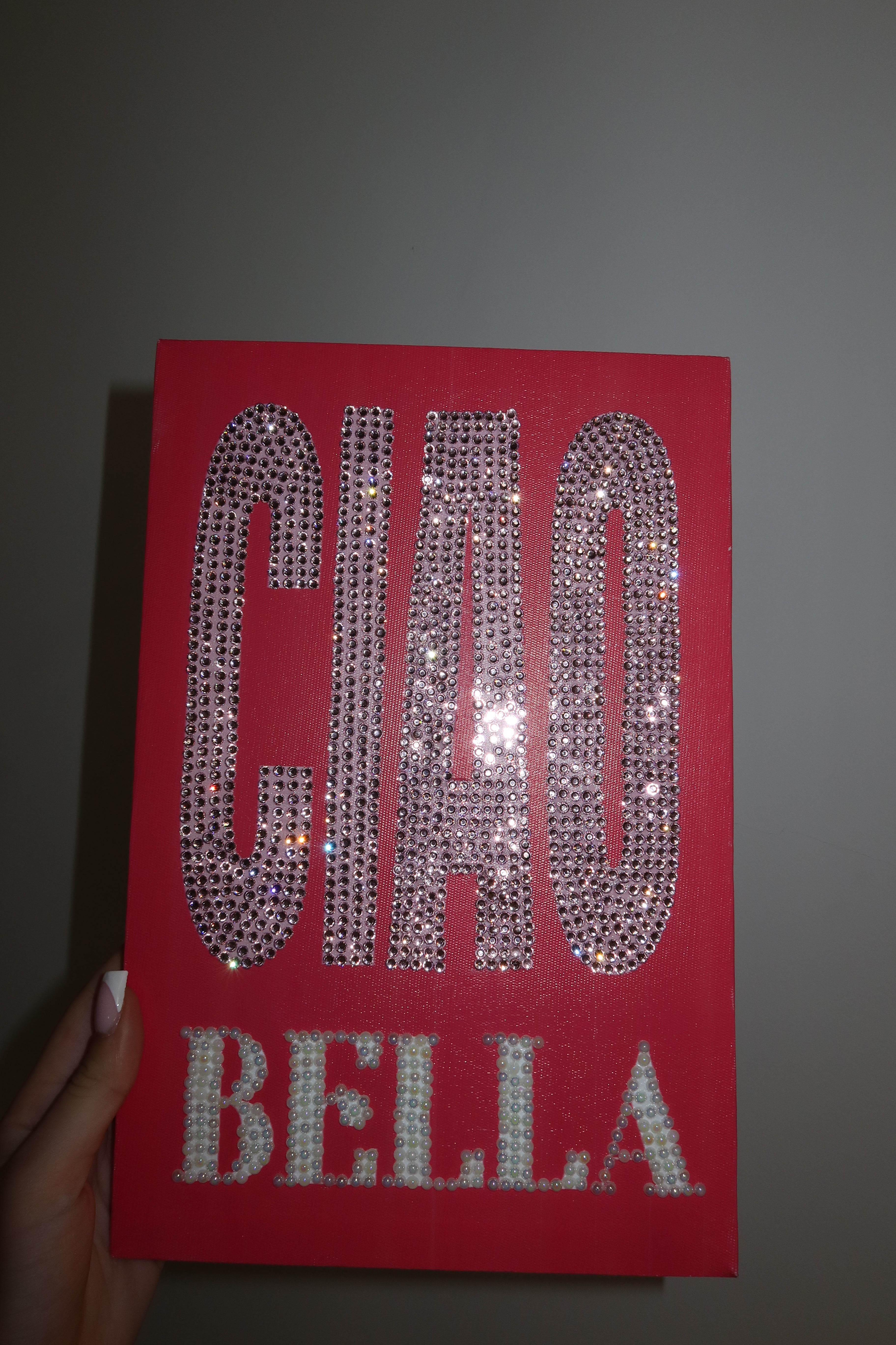 TOILES FINIE ROSE CIAO BELLA